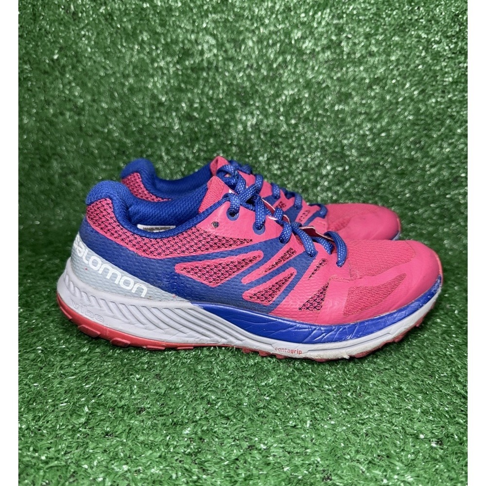 Salomon Women Size 5 Sense Escape‎ Pink Trail Running Shoes Hiking Sneakers